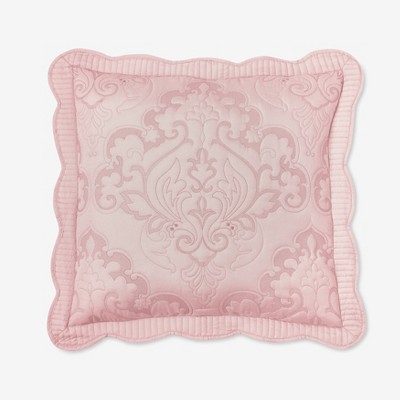 BrylaneHome Amelia Euro Sham - Euro, Pale Rose