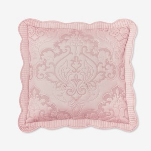 BrylaneHome Amelia Euro Sham - Euro, Pale Rose - 1 of 3