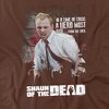 Shaun Of The Dead Hero Must Rise Adult T-Shirt - 2 of 4