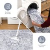 Vintage Area Rug for Living Room Bedroom Machine Washable Distressed Rug Non-Slip Low Pile Stain-Resistant Dining Accent Carpet No-Shedding - 4 of 4