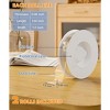 Itopfox 2 Rolls Heavy Duty Double Sided Tape - Removable Mounting Adhesive for Posters, Carpets, Pictures - Clear Strong Nano Tape for Walls, Glass - 2 of 4