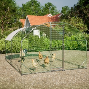 Racxily Large Metal Chicken Coop with Run - 1 of 4