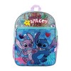 Lilo & Stitch Kids' 15.5L 5pc Backpack Set with Lights - Blue - 2 of 4
