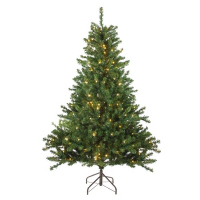 Northlight 6' Prelit Artificial Christmas Tree Medium Canadian Pine - Candlelight LED Lights