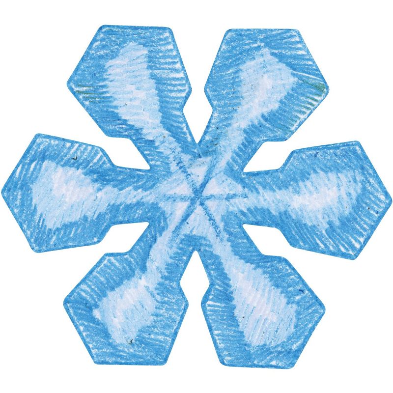Roylco Super Snowflake Stencil, 8 Inches Diameter, Set of 12 Stencils, 3 of 5