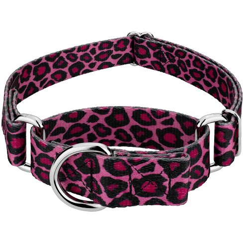 Country Brook Petz - Pink Leopard Martingale Dog Collar - image 1 of 4