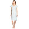 Casual Nights Women's Short Sleeve Floral And Lace Nightgown - 2 of 4