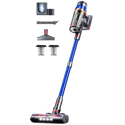 Itopfox Cordless Vacuum Cleaner with 580W 48KPA Suction, 70Mins Runtime, Self-Standing, Smart Screen, Anti-Tangle for Home, Pet Hair, Carpets, Floors