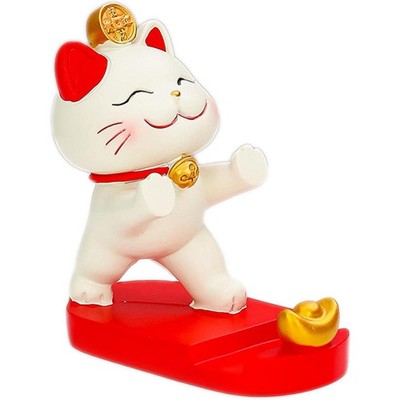 Craze Ventures Lucky Cat Phone Stand Resin