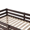 NicBex Full/Queen Size Wood Loft Bed with Built-in Desk,Safety Guardrails and Ladder for Kids Teens Adults - 4 of 4