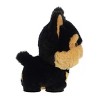Aurora Small Yorkie Teddy Pets Playful Stuffed Animal Black 7" - 4 of 4