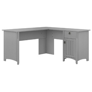 Salinas L Shaped Desk with Storage - Bush Furniture - 1 of 4