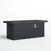 Modern Concrete Outdoor Fire Pit Table with Stainless Steel Burner and Propane/Natural Gas Compatibility - 4 of 4
