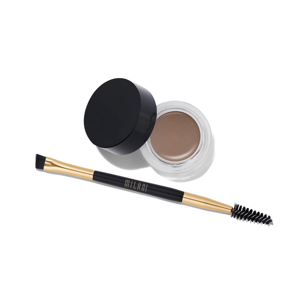 Photos - Other Cosmetics Milani Stay Put Waterproof Brow Color - Medium Brown - 0.09oz 
