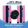 3-Piece Hardshell Luggage Set Trolley Suitcases,Minimalist Expandable Spinner Suitcase with TSA Lock (20"/24"/28")–Cuddlewood - 3 of 4