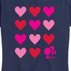 Women's - Barbie - Heart Grid Short Sleeve Graphic T-Shirt - 2 of 4