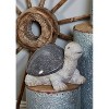 10" x 13" Magnesium Oxide Country Turtle Garden Sculpture White - Olivia & May: Patio Accent, Lawn Decor - 2 of 4