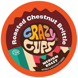 Crazy Cups Roasted Chestnut Brittle Flavored Coffee Pods - 1 of 4