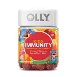 Olly Kids Immunity Elderberry Gummies - Cherry Berry - 50ct