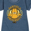 Girls' - Garfield - University Graphic Short Sleeve Fleece Dress - 2 of 4