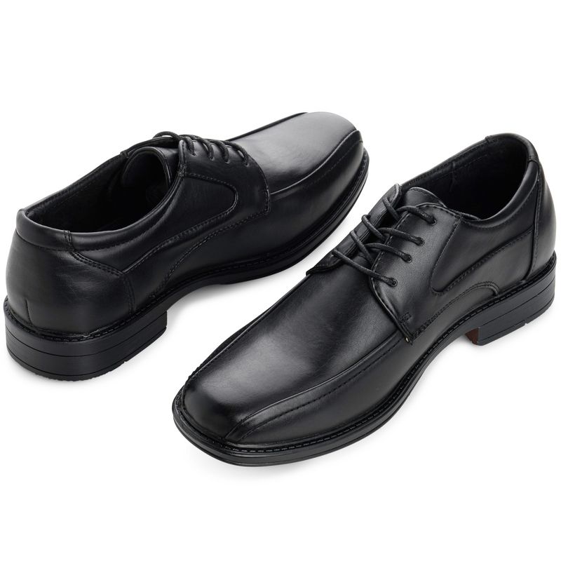 Alpine Swiss Mens Dress Shoes Leather Lined Lace up Oxfords Baseball Stitched, 4 of 7