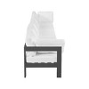 Meridian Furniture,Nizuc Water Resistant Fabric Outdoor Patio Modular Sofa - 3 of 4