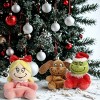 Aurora Palm Pals Dr. Seuss 5 Inch Christmas Plush Trio Set, Santa Grinch, Cindy Lou, & Max - 4 of 4