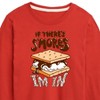 Boys' - Instant Message - If There's S'mores, I'm In Long Sleeve Graphic T-Shirt - 2 of 4