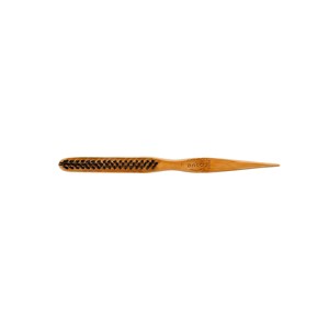 Bass Brushes The Teaser - Shine & Condition Hair Brush Premium Bamboo Handle with Bass Premium Select 100% Pure Firm Natural Boar Bristles Dark Bamboo - 1 of 2