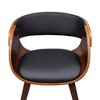 vidaXL Dining Chair Bent Wood and Faux Leather - 3 of 4