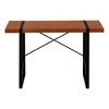 NicBex 48" Industrial Computer Desk with Grey Reclaimed Wood-Look Black Metal Legs, X-Shaped Support for Home Office, Laptop/Work - 3 of 4