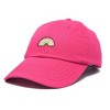 Dalix Robot Embroidered Glow in the Dark Retro Dad Hat Cotton Baseball Cap Adjustable Mens - 4 of 4