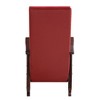 Rubber Wood and Plywood Rocking Chair with Tight Cushions, Curved Rocker Rails and Foam Padding for Living Room - 4 of 4