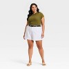 Women's High-Rise Linen Tailored Shorts - A New Day™ - 3 of 3