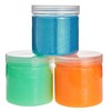 Juvale Slime Containers with Lids - 8 Pack Clear Plastic Jars for Kids DIY Crafts (12 oz) - 4 of 4