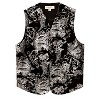 Gioberti Boy's 4pc Paisley Vest Set - 2 of 4