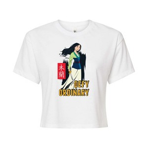 Women's - Disney - Defy Ordinary Cropped Graphic T-Shirt - 1 of 4