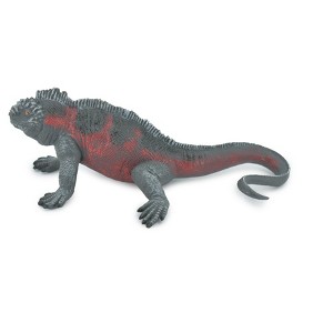 Collectible Wildlife Gifts | Iguana, Marine iguana, Museum Quality, Hand Painted, Rubber Reptile, Realistic Lizard, Toy, Gift,  7 1/2" CH504 BB156 - 1 of 4