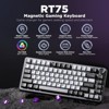 MaseiKar RT75 Gaming Keyboard,Hall Effect Magnetic Switch,Adjustable Actuation,75% TKL Layout ,RGB Backlit,PBT Keycaps(Black,Gateron Silky Pro Switch) - 2 of 4