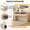 52" Console Table with 2 Drawers, Wooden Entryway Table with Open Shelf, Accent Sofa Table, Behind Couch Table for Living Room Hallway - 4 of 4