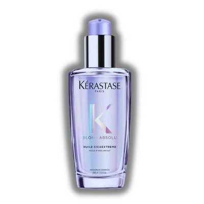 Kerastase Blond Absolu Cicaextreme Hair Repair Oil (3.4oz) - Heat Protection upto 230°C | Strengthens & Repairs Damaged Hair | Shine for Bleached Hair