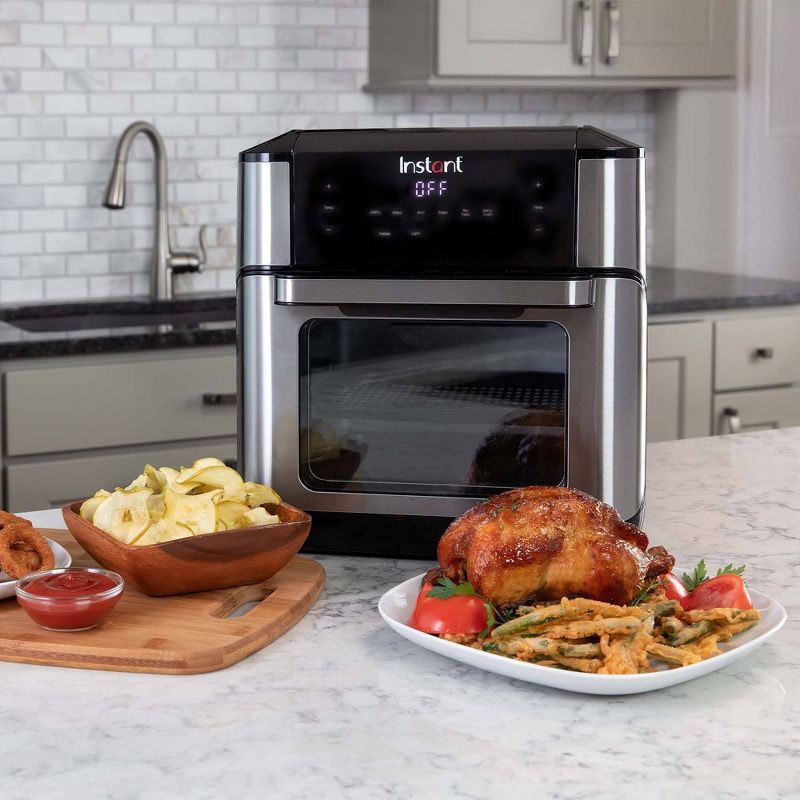 Instant Vortex Plus 10qt 7-in-1 Air Fryer Toaster Oven Combo - Black, 3 of 14