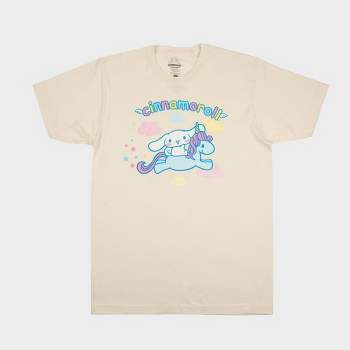 Men's Sanrio Cinnamoroll Short Sleeve Graphic T-Shirt - Beige