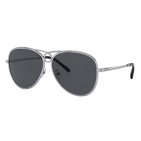 Tory burch shop 60mm aviator sunglasses