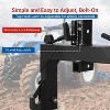 Coucheta 3 Point Quick Hitch, 3000 Lbs 3-Pt Attachments with 2" Receiver Hitch Adaptation to Category 1 & 2 Tractors with 5 Level Adjustable Bolt - 3 of 4