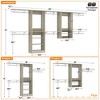 Aheaplus Set of 2 Closet Storage Organizers with Extendable Hanging Rods and Adjustable Shelves - 3 of 4