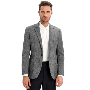 Men's Sport Coats & Blazers Linen Suit Jacket Casual Blazer for Men One Button - 1 of 4