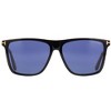 Tom Ford FT 0832 01V Mens Pilot Sunglasses Black 57mm - 2 of 3