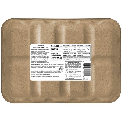 Johnsonville Sweet Italian Sausage Links - 5ct/19oz