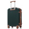 Whisen 3-Piece Luggage Sets, 20"/24"/28" ABS Hard shell Luggage with Spinner Wheels, front opening design - 4 of 4